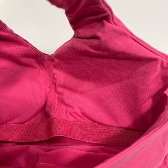 Marika Pink Support Shape Sport Bra Top Training Tankini Tank Size S - Picture 9 of 11